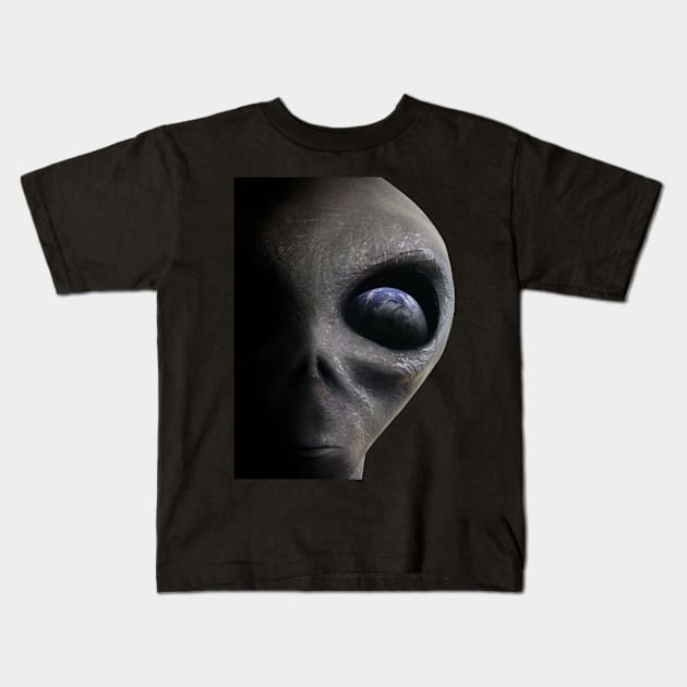 Now I see you Kids T-Shirt by The Convergence Enigma